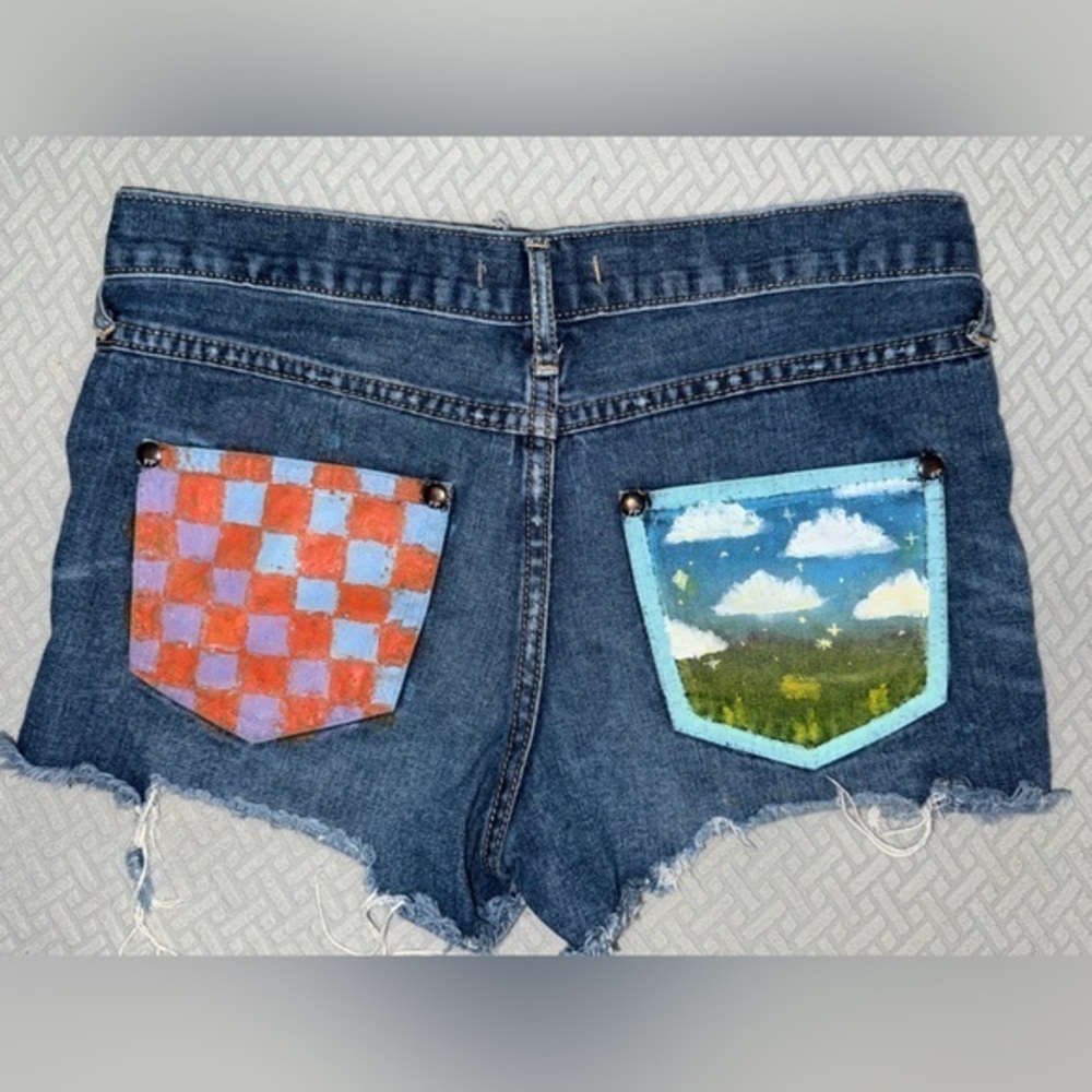 Free People Denim Shorts